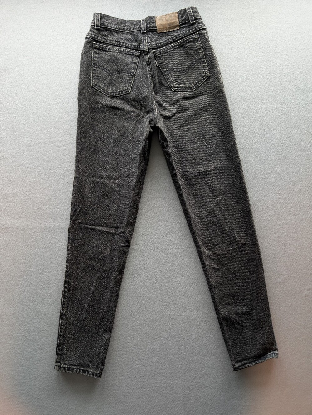 Rare 1980s Vintage Levi's 900 Series Women's Black Denim Jeans Tapered High Rise - Picture 2 of 14